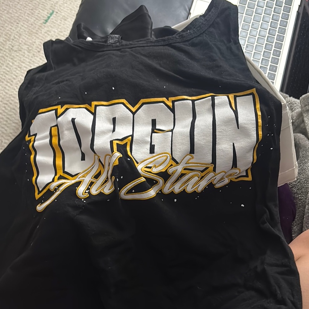 Top Gun All Stars Black Tank Top